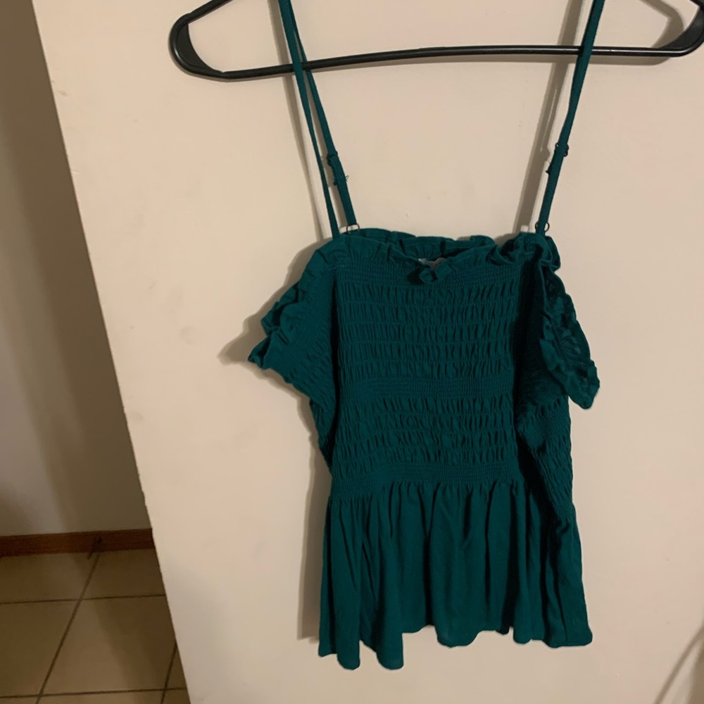 Forrest Green tank top. Size L